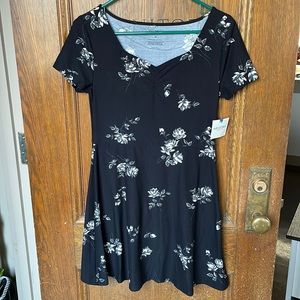 Flower print dress